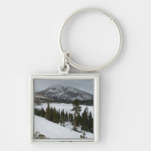 Chaveiro Snowy Ellery Lake California Fotografia de inverno