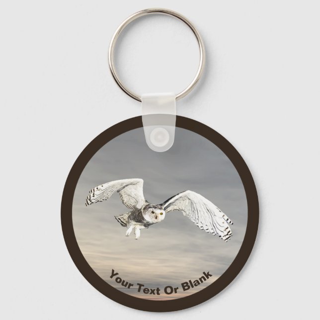 Chaveiro Snowy Owl (Frente)