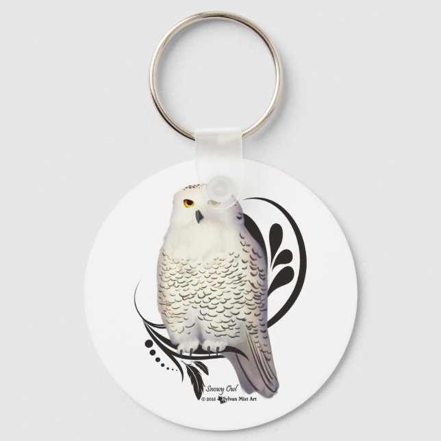 Chaveiro Snowy Owl (Frente)