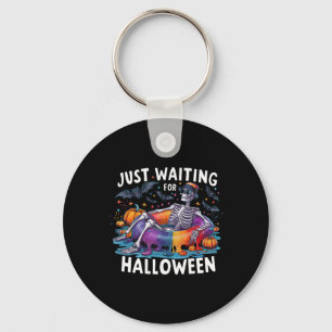Chaveiro Só Esperando O Halloween Spooky Season Engraçado