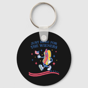 Chaveiro Só estou aqui para os Wieners Engraçados 4 de julh