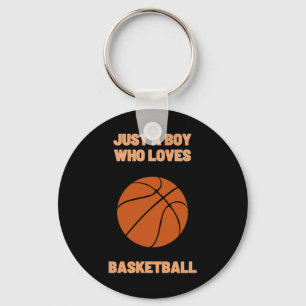 Chaveiro Só Um Menino Que Ama O Basquete De Basquete