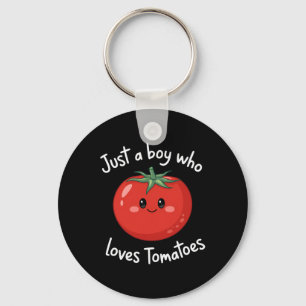 Chaveiro Só Um Menino Que Ama Tomate Comida De Tomate