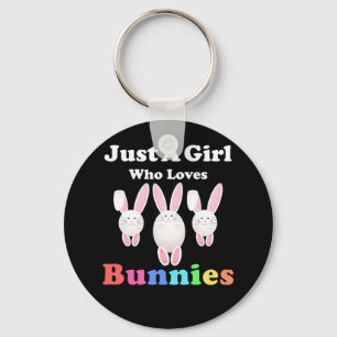 Chaveiro Só Uma Garota Que Ama Páscoa De Coelhos De Bunnies