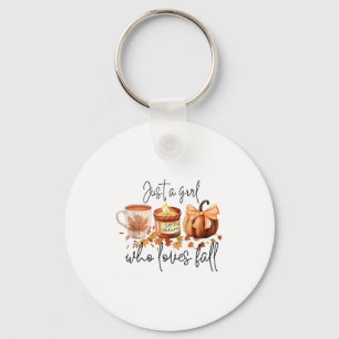 Chaveiro Só Uma Menina Que Adora Pumpkin Fall Cozy Autumn