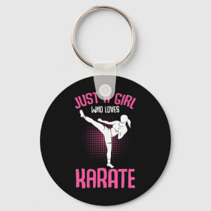 Chaveiro Só Uma Menina Que Ama Karate Kids Girls