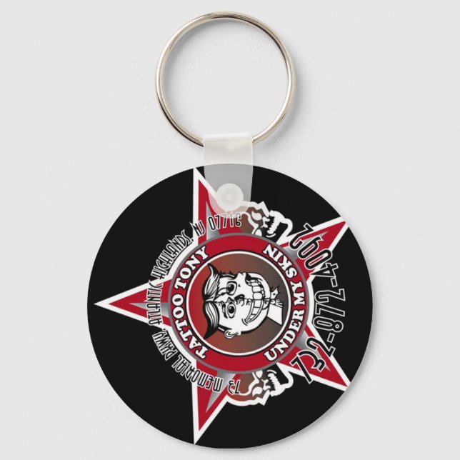 Chaveiro sob minha corrente de pele (Frente)