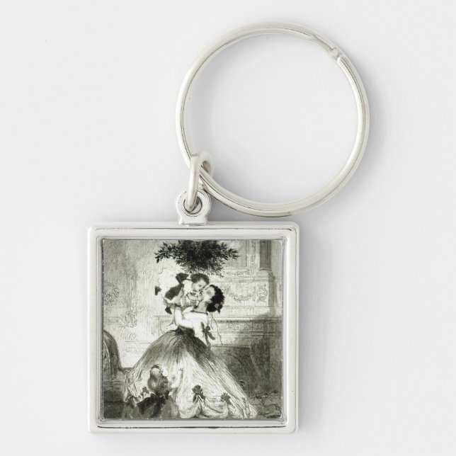 Chaveiro Sob o Mistletoe (Frente)