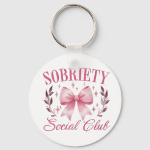 Chaveiro Sober & Clean Living In Recovery Arco Coquette