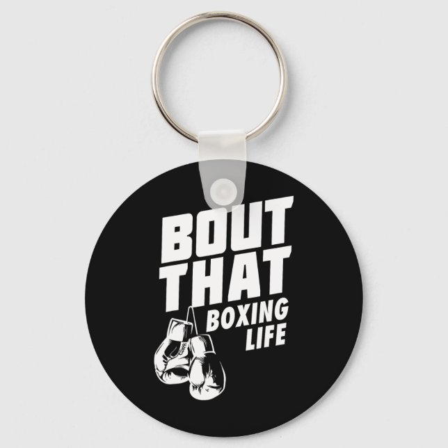 Chaveiro Sobre A Camisa De Vida De Boxing - Luvas De Boxing (Frente)