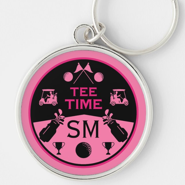 Chaveiro Sobre o Morro do Golfer de Aniversário (Frente)