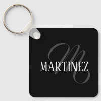Sobrenome Personalizado Elegante Preto | Nome