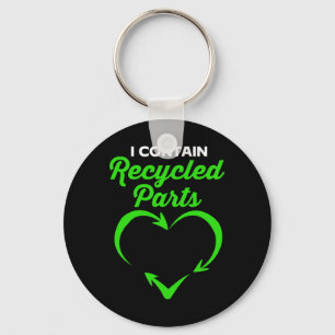 Chaveiro Sobrevivência Contendo Partes De Reciclado