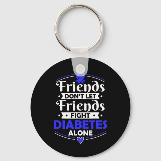 Chaveiro Sobrevivência da Diabetes Insulina-Dependente - Ad (Frente)