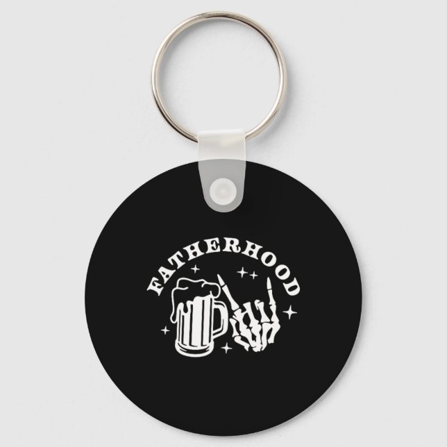 Chaveiro Sobrevivendo à Paternidade Uma Cerveja de Cada Vez (Frente)