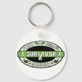 Chaveiro Sobrevivente de câncer Verde
