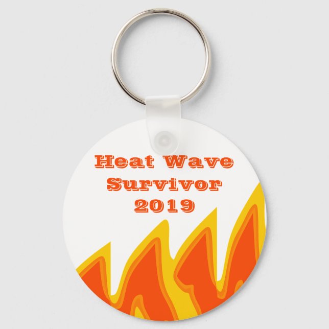 Chaveiro Sobrevivente de onda de calor 2019 (Frente)
