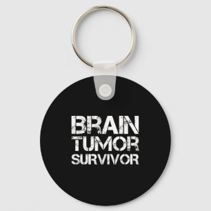 Chaveiro Sobrevivente de Tumor Cerebral Para o Dia de Consc