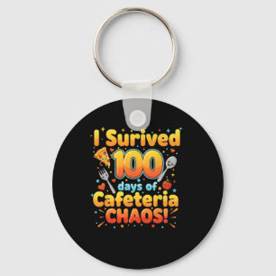Chaveiro Sobrevivi 100 Dias De Caos Na Cantina Camiseta Eng