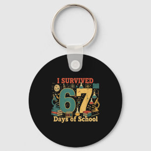 Chaveiro Sobrevivi 67 Dias De Escola Engraçado 67 Meme Ciên