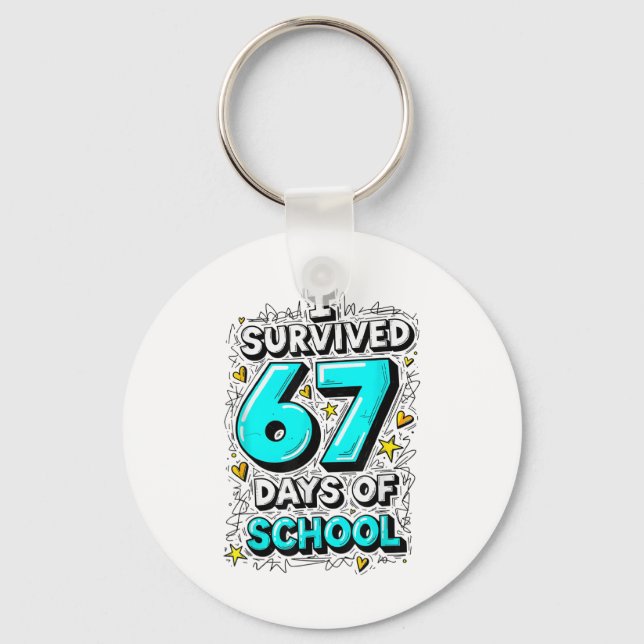 Chaveiro Sobrevivi 67 Dias De Professores Alunos Escola Div (Frente)