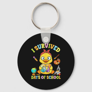 Chaveiro Sobrevivi Seis Sete Dias De Escola Patinho Bonito