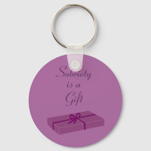 Chaveiro Sobriety is a Gift key chain