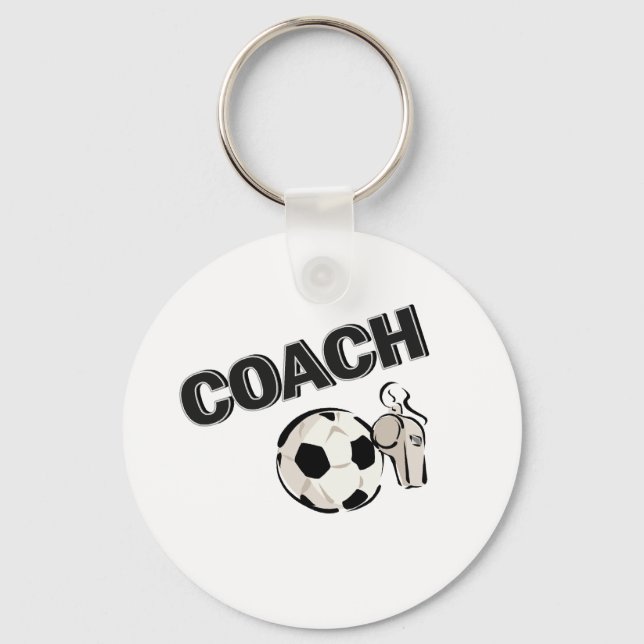 Chaveiro Soccer Coach (Whistle/Ball) (Frente)