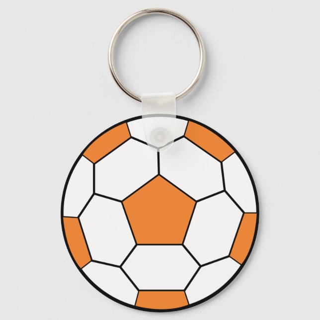 Chaveiro soccerball-laranja (Frente)