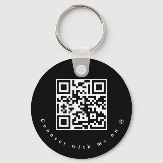 Chaveiro Social Media Business QR Code Keychain
