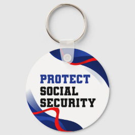 Chaveiro Social Security Political Anti Trump Accessory