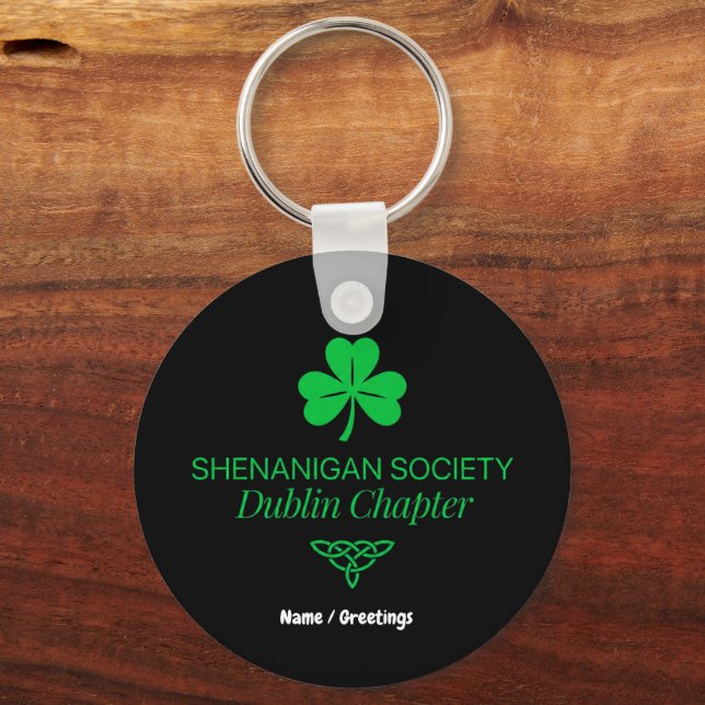 Chaveiro Sociedade Shenanigan Capítulo Dublin Patrimônio Vi (Frente)