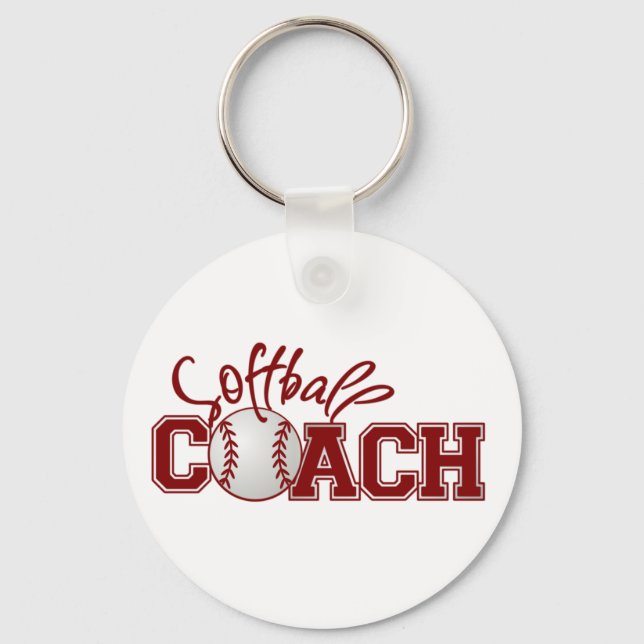 Chaveiro Softball COACH (Frente)
