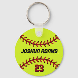 Chaveiro Softball Keychain for Sports Fans and Athletes