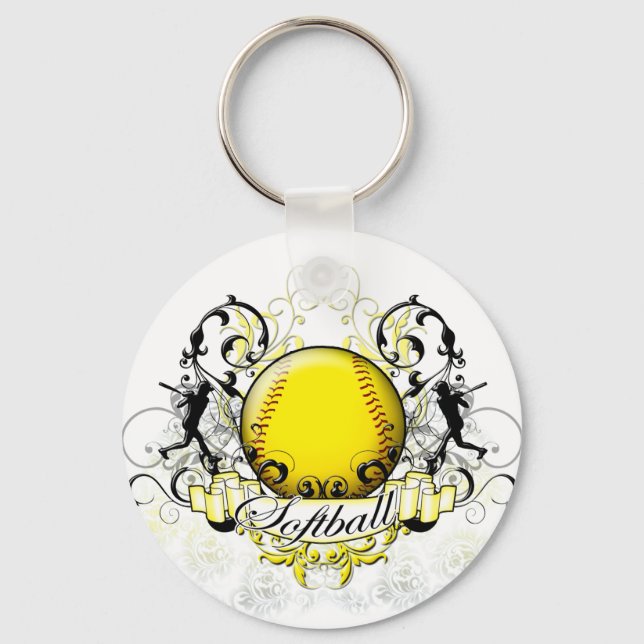 Chaveiro Softball Tribal (Frente)