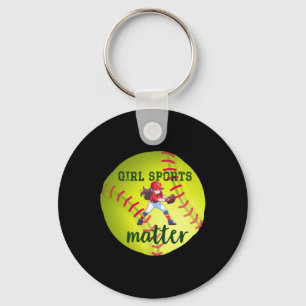 Chaveiro Softball; Vinheta Esportiva Rapariga