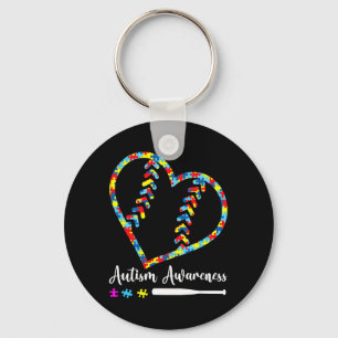 Chaveiro Softbol Beisebol Conscientização do Autismo Premiu