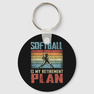 Chaveiro Softbol É Meu Plano De Aposentadoria Softbol Apose