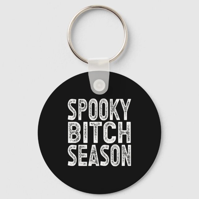 Chaveiro Soky Season Retro Halloween Witch Quote Saying Gif (Frente)