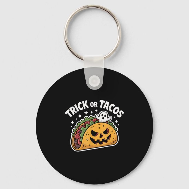 Chaveiro Soky Taco Jack-o-lantern Halloween Mexican Food Lo (Frente)