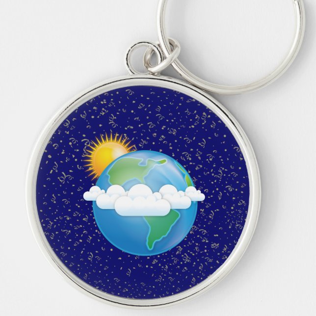 Chaveiro Sol e Terra - (Frente)