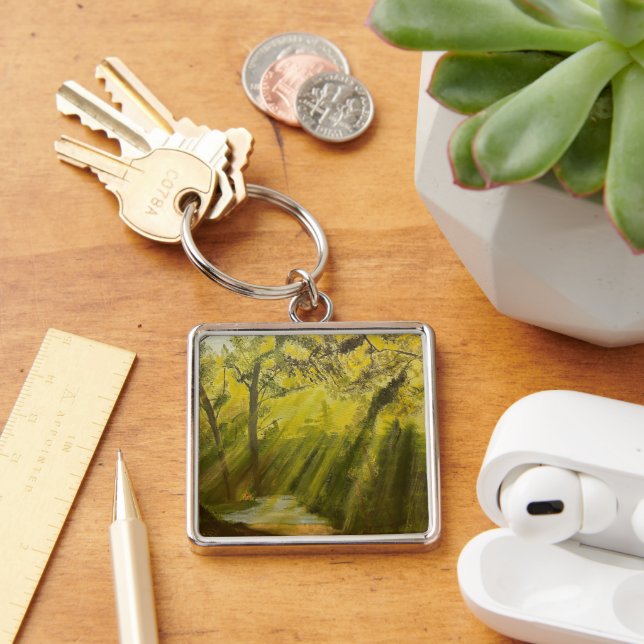 Chaveiro Sol na floresta, por Gary Poling (Mesa)