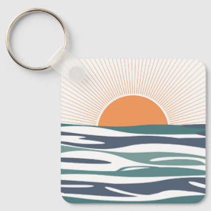 Chaveiro Sol nascido pelo mar
