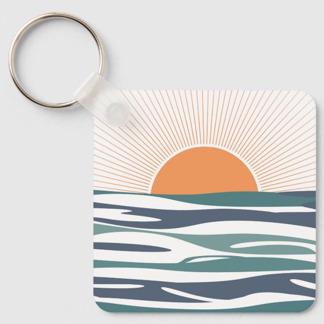 Chaveiro Sol nascido pelo mar (Frente)