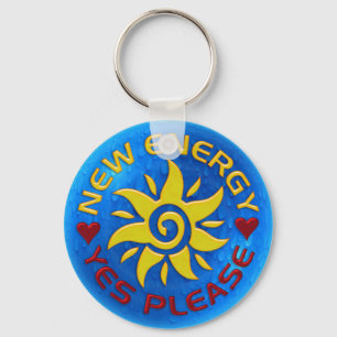 Chaveiro SOL NOVO da ENERGIA - água