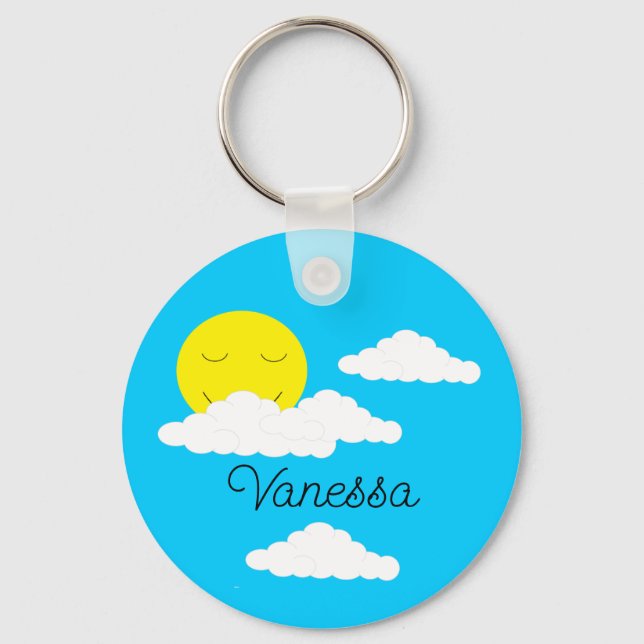 Chaveiro Sol sorridente (Frente)