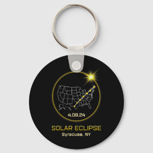 Chaveiro Solar Eclipse 2024 Syracuse Ny New York Totality E