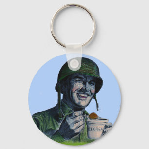 Chaveiro SOLDADO da segunda guerra mundial que come o