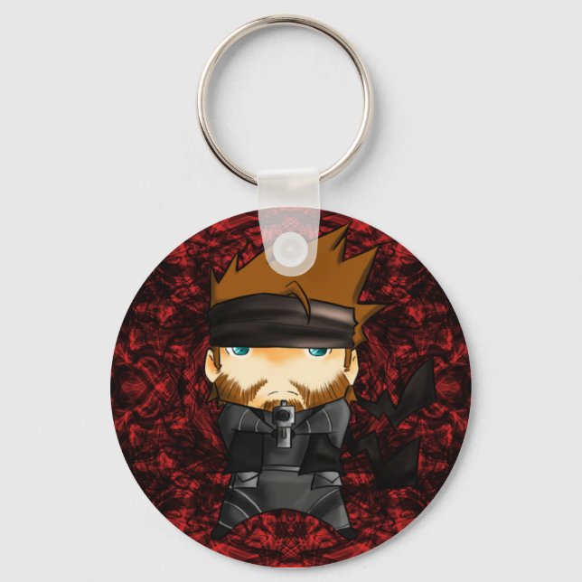 Chaveiro Solid snake 007 (Frente)