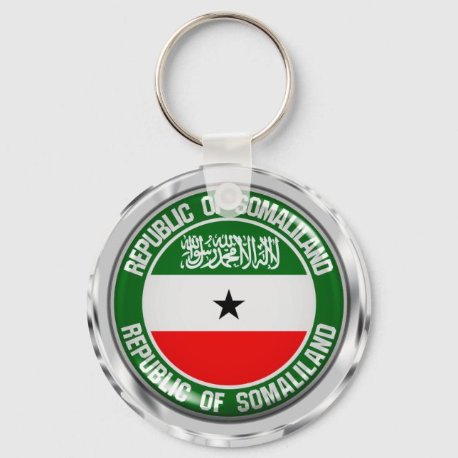 Chaveiro Somaliland Round Emblem (Frente)